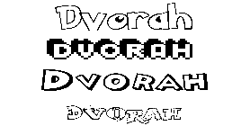 Coloriage Dvorah