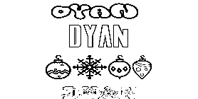 Coloriage Dyan