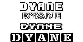 Coloriage Dyane