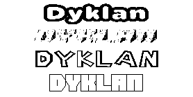 Coloriage Dyklan