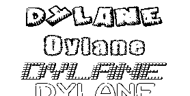 Coloriage Dylane