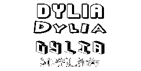 Coloriage Dylia