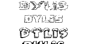 Coloriage Dylis