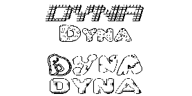 Coloriage Dyna