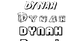 Coloriage Dynah