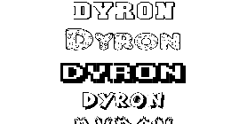 Coloriage Dyron