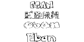 Coloriage Eban