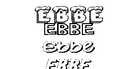 Coloriage Ebbe