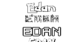 Coloriage Edan