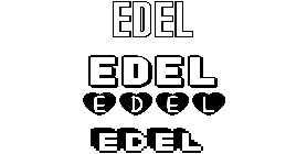 Coloriage Edel