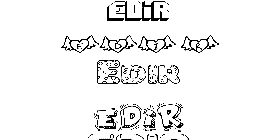 Coloriage Edir