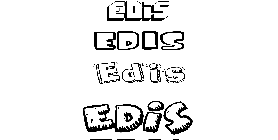 Coloriage Edis