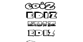 Coloriage Ediz