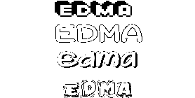 Coloriage Edma