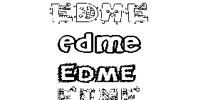 Coloriage Edmé