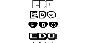 Coloriage Edo