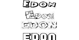 Coloriage Edon