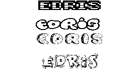 Coloriage Edris