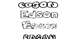 Coloriage Edson