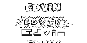 Coloriage Edvin