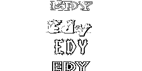 Coloriage Edy