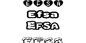 Coloriage Efsa