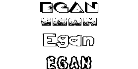 Coloriage Egan