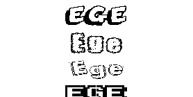 Coloriage Ege
