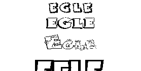 Coloriage Egle