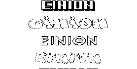 Coloriage Einion