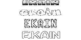 Coloriage Ekain