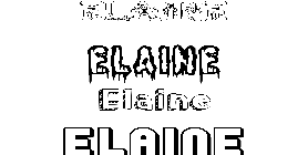 Coloriage Elaine