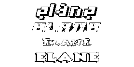Coloriage Elane