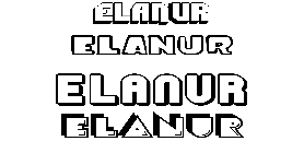 Coloriage Elanur