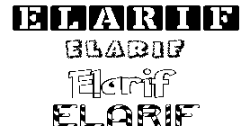 Coloriage Elarif