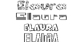 Coloriage Elaura