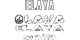 Coloriage Elaya