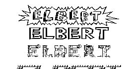 Coloriage Elbert