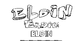 Coloriage Eldin