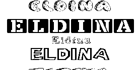 Coloriage Eldina