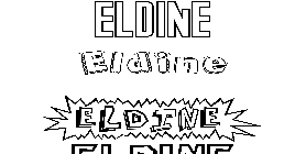 Coloriage Eldine
