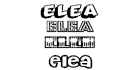 Coloriage Elea