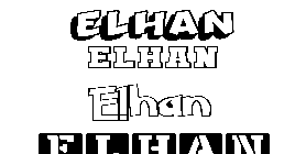 Coloriage Elhan