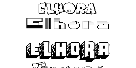 Coloriage Elhora