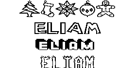 Coloriage Eliam
