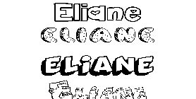 Coloriage Eliane