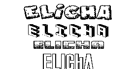 Coloriage Elicha