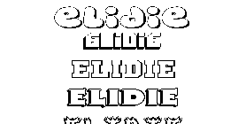 Coloriage Elidie