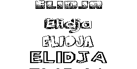 Coloriage Elidja