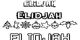 Coloriage Elidjah